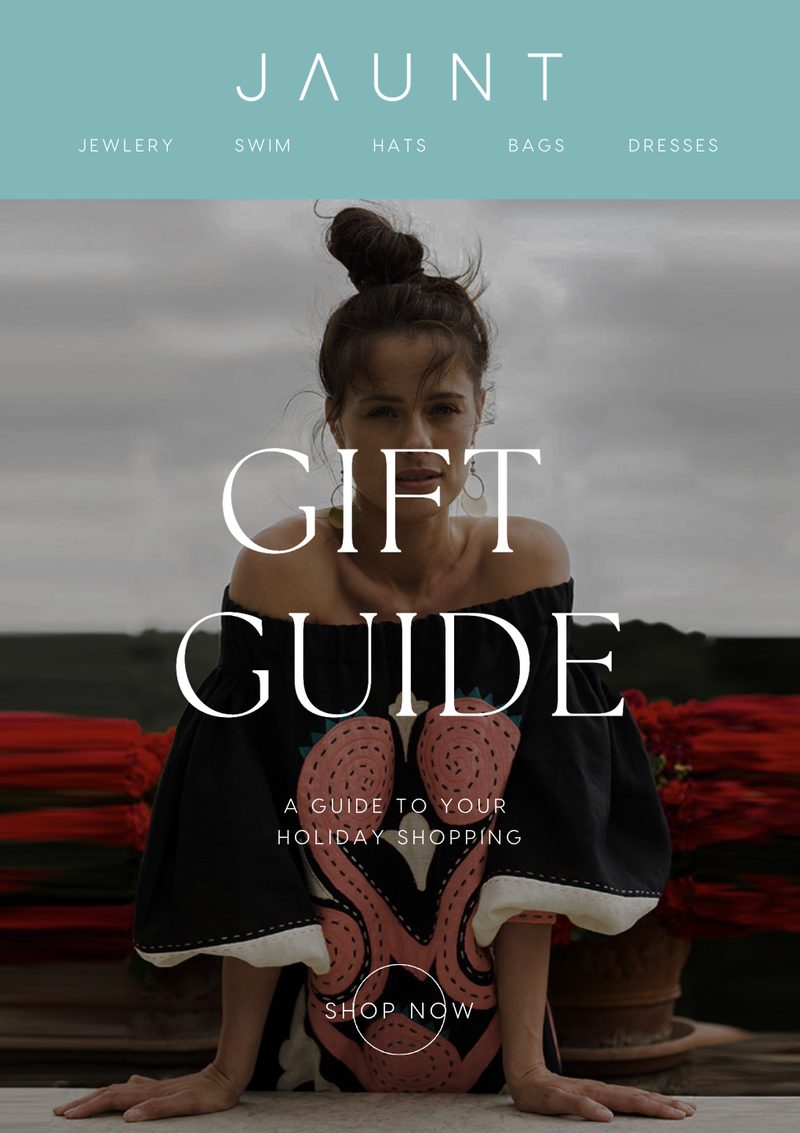 JAUNT email newsletter