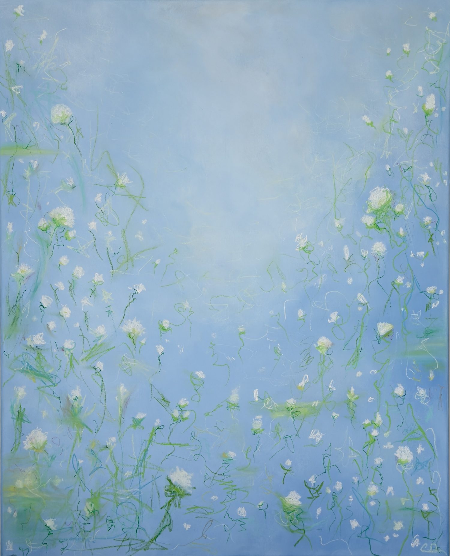 Blue pastel