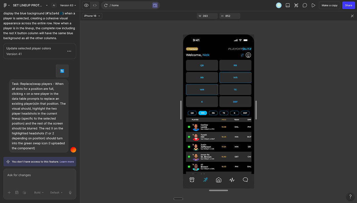 Figma Make workflow