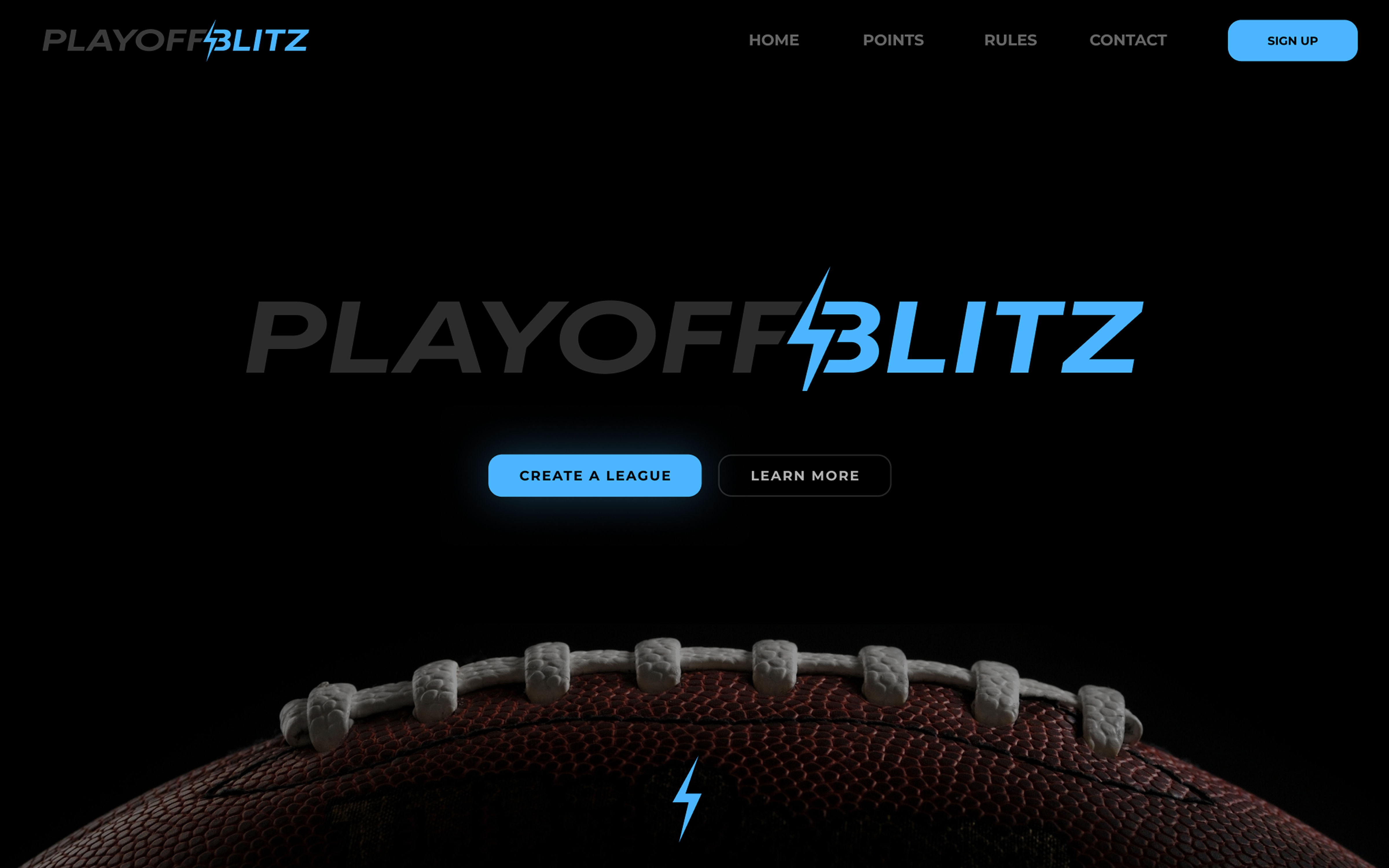 After — redesigned homepage