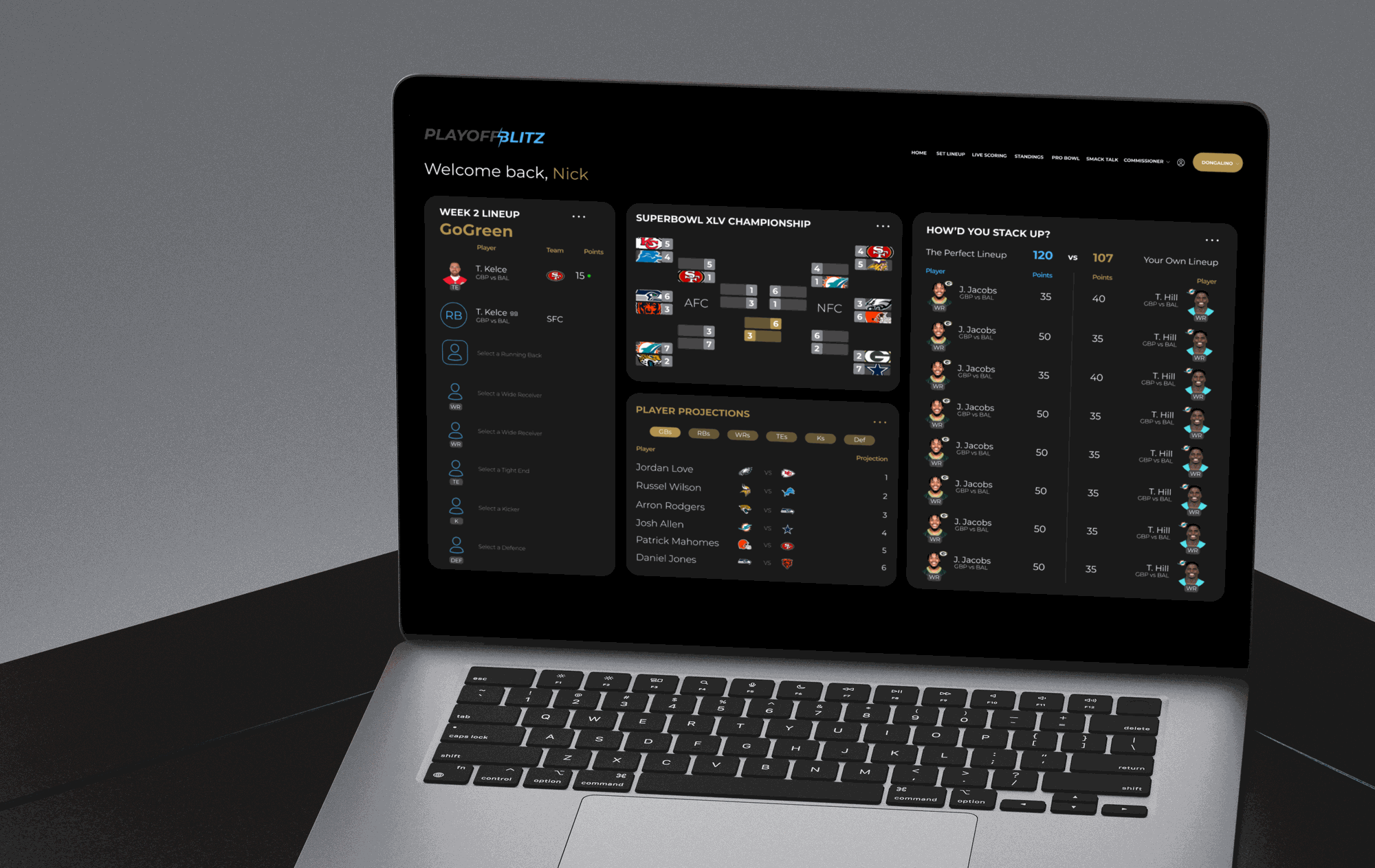 PlayoffBlitz Website